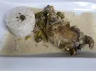 HÜHNERKEULEN IN SENFSAUCE MIT LAUCH UND CHAMPIGNONS - Rezept - Bild Nr. 2
