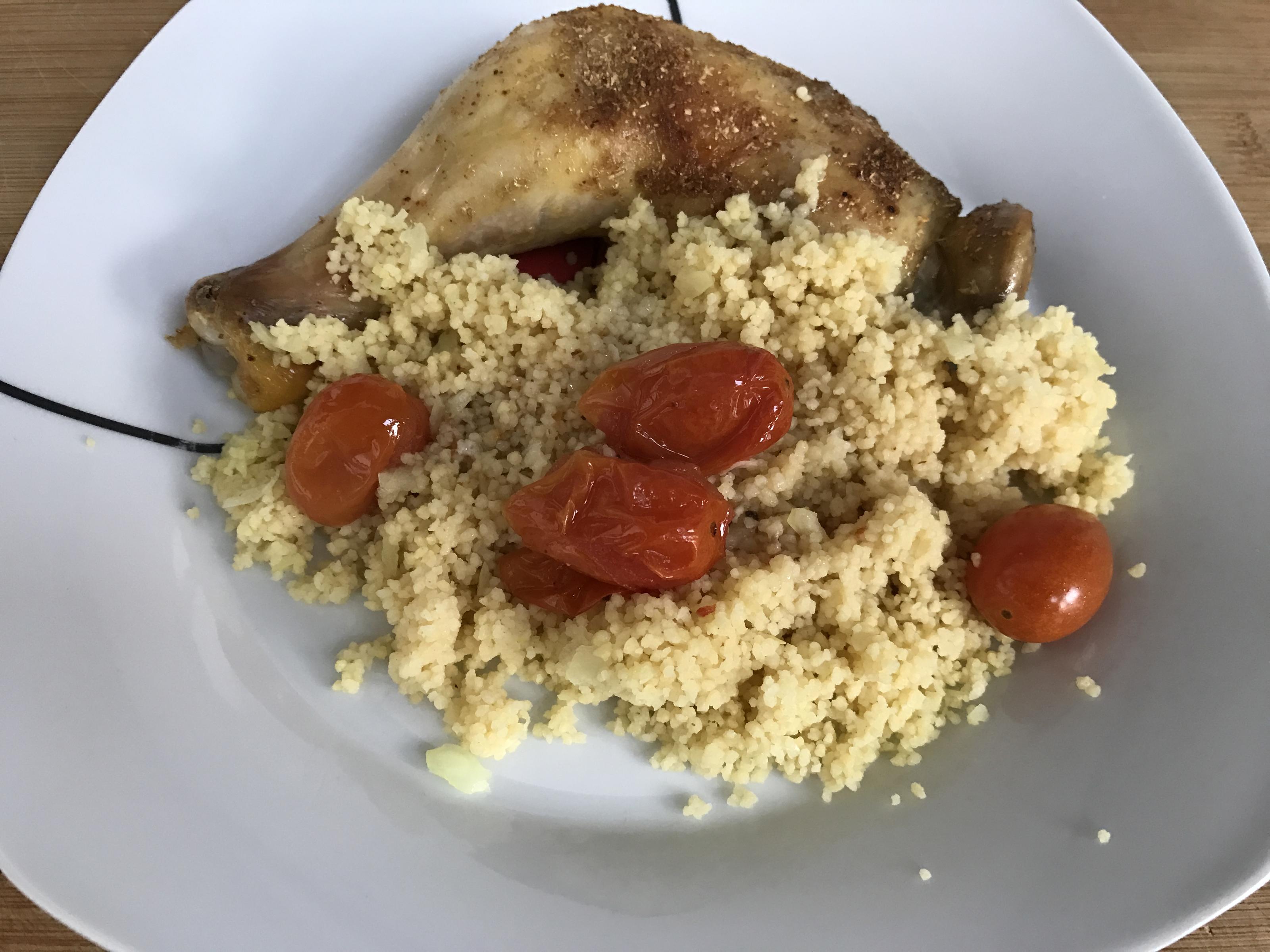 Bilder für ZITRONEN HUHN MIT COUSCOUS Rezept