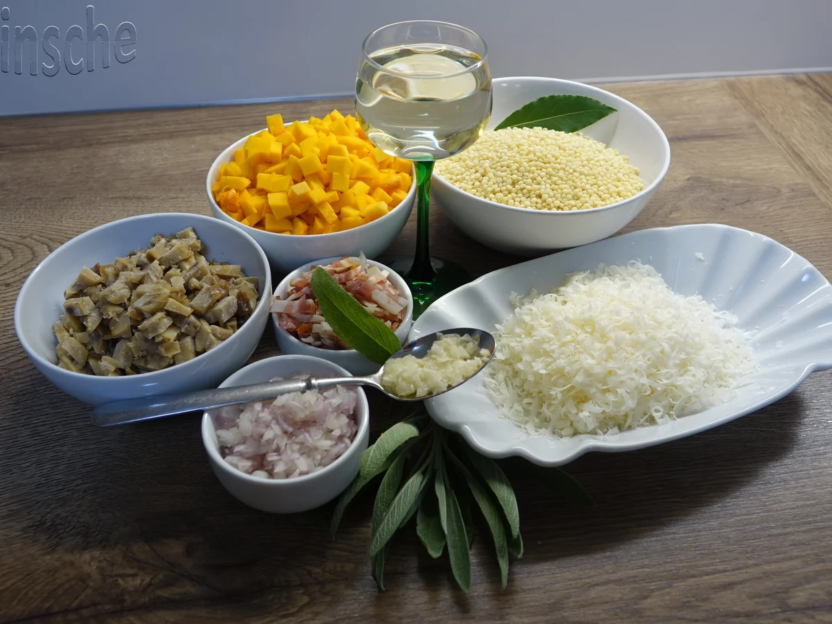 Rezept: Kürbis-Pastasotto mit Maishähnchenbrust "supreme" Bild Nr. 6248 Kürbis-Pastasotto mit Maishähnchenbrust "supreme" - Rezept - Bild Nr. 6248