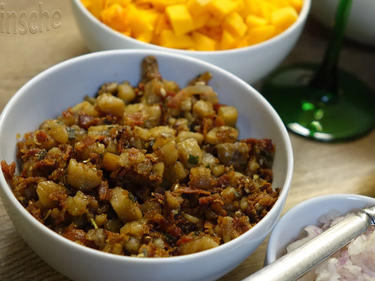 Rezept: Kürbis-Pastasotto mit Maishähnchenbrust "supreme" Bild Nr. 6258 Kürbis-Pastasotto mit Maishähnchenbrust "supreme" - Rezept - Bild Nr. 6258