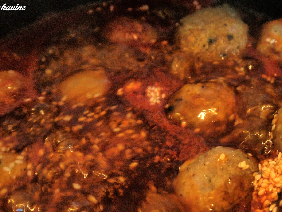 Hackbällchen in Sesamsauce - Rezept - Bild Nr. 9