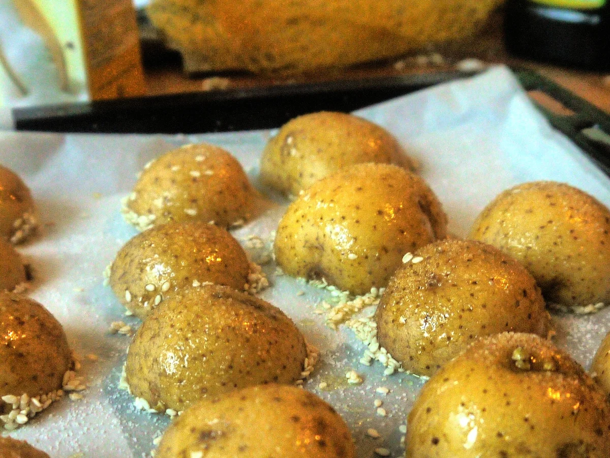 Rezept: Sesamkartoffeln Bild Nr. 6 Sesamkartoffeln - Rezept - Bild Nr. 6