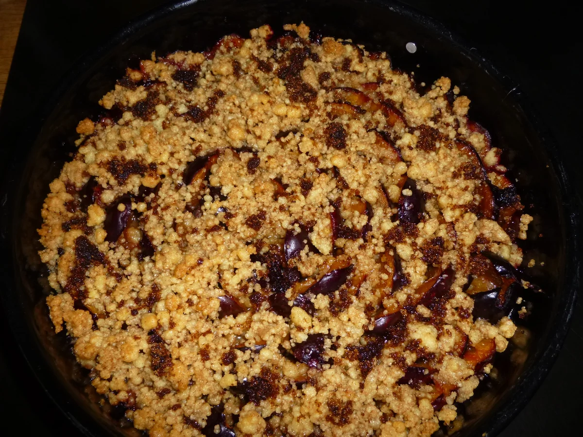 Pflaumenkuchen mit Steuseln - Rezept - Bild Nr. 3