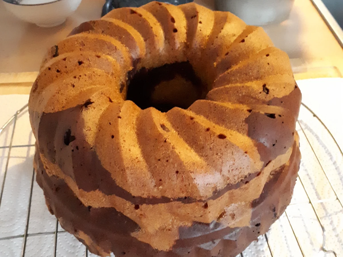 Marmorkuchen XXL - vegan - Rezept - Bild Nr. 2