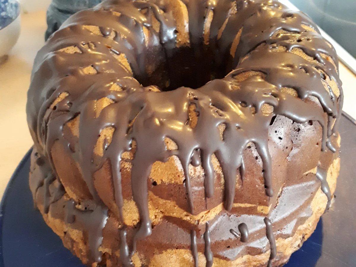 Marmorkuchen XXL - vegan - Rezept - Bild Nr. 3