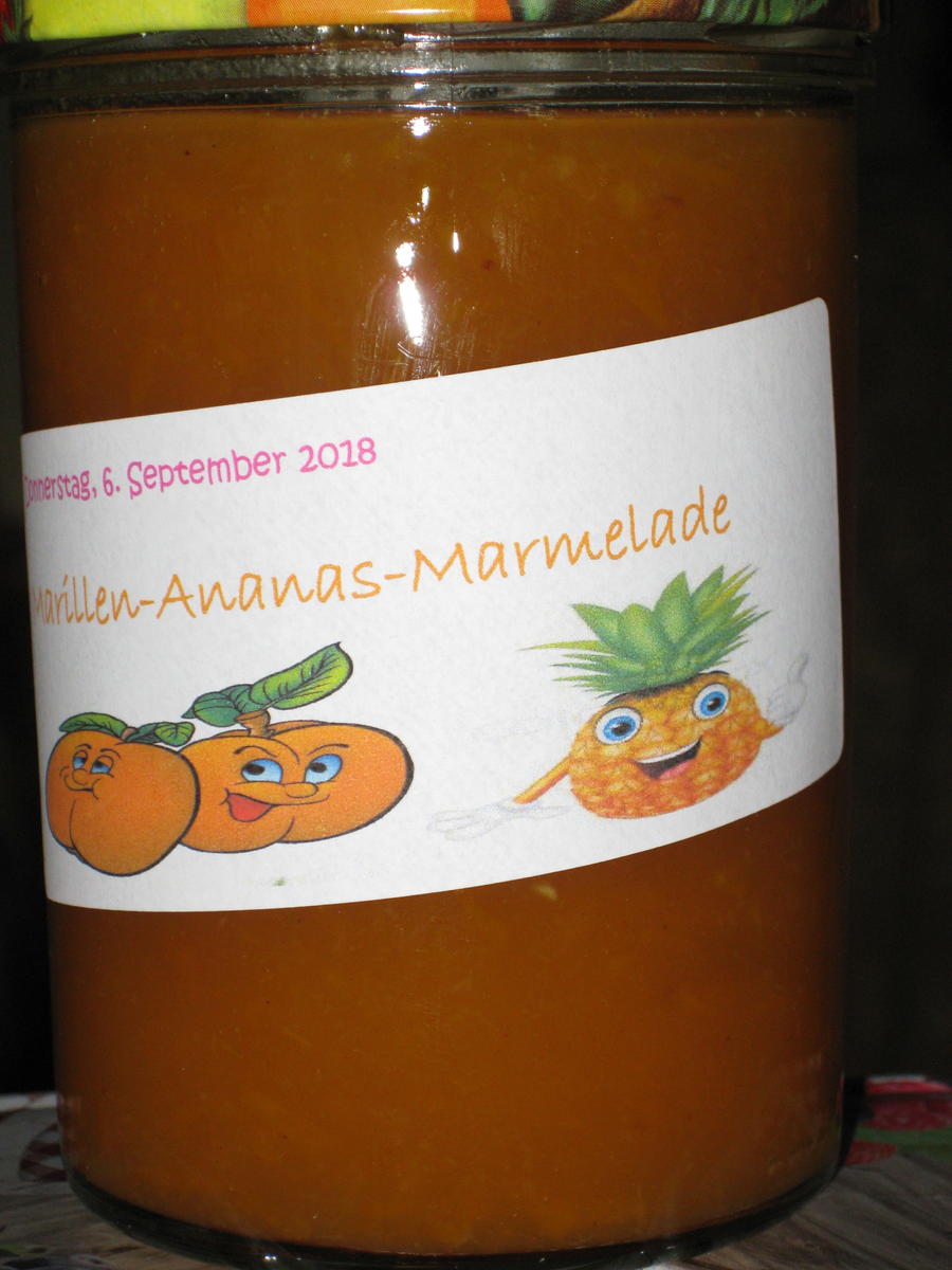 Marillen-Ananas-Marmelade - Rezept - Bild Nr. 6252