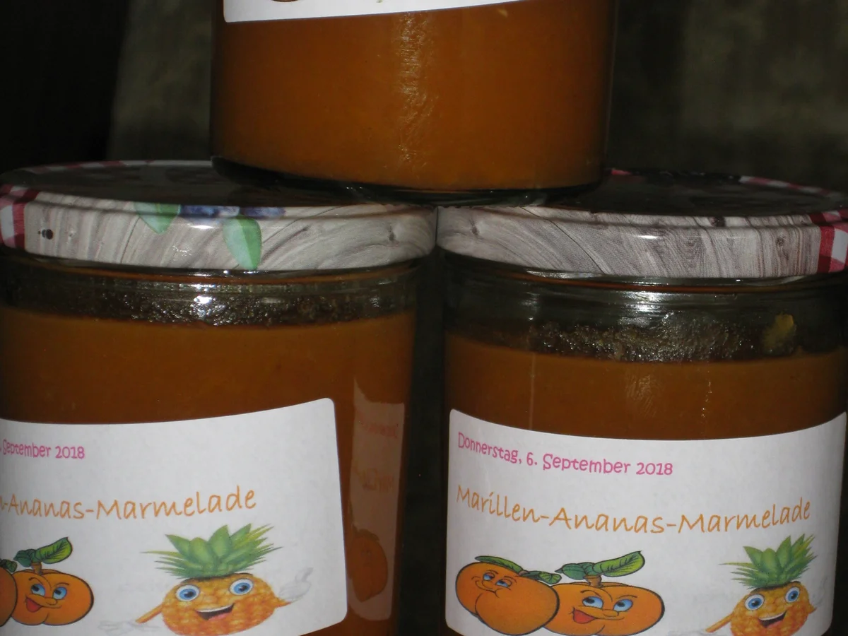 Marillen-Ananas-Marmelade - Rezept - Bild Nr. 6253