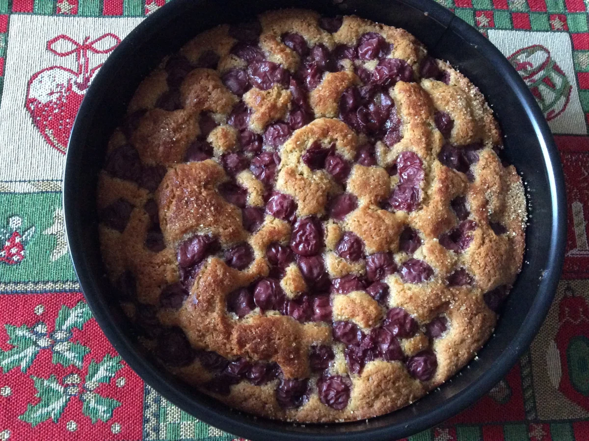 Pflaumenkuchen oder Kirschkuchen mit Marzipan  - Rezept - Bild Nr. 6261