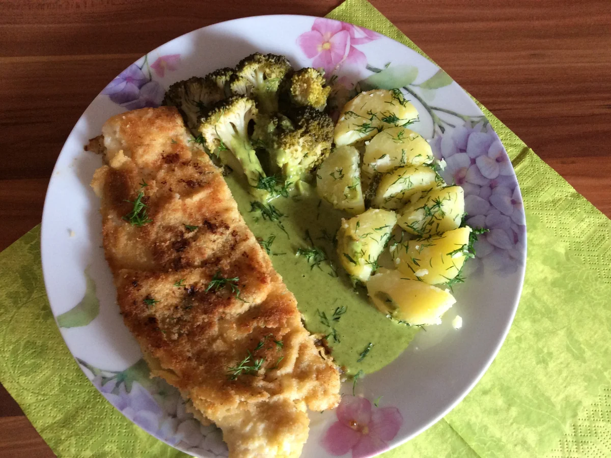 Viktoriaseebarschfilet mit grüner Dillsoße - Rezept - Bild Nr. 2