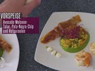 Avocado-Melonen-Tatar, Rotgarnele, Pata-Negra-Chips, Erbsenminzcreme, Aioli, Erbsengel - Rezept - Bild Nr. 2