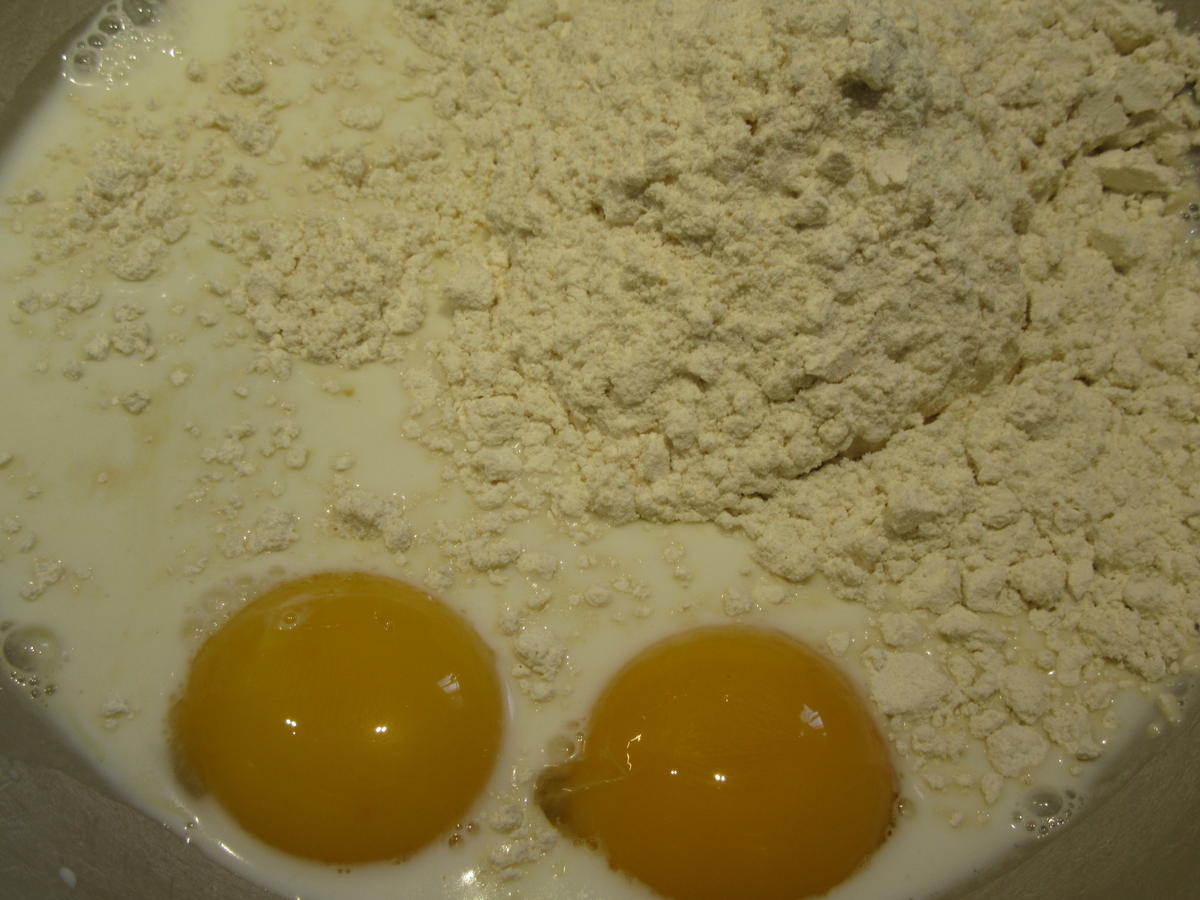 Vollkost: Apfelküchle (?) mit Vanillejoghurt - Rezept - kochbar.de