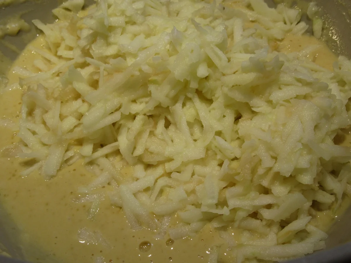 Vollkost: Apfelküchle (?) mit Vanillejoghurt - Rezept - Bild Nr. 6267