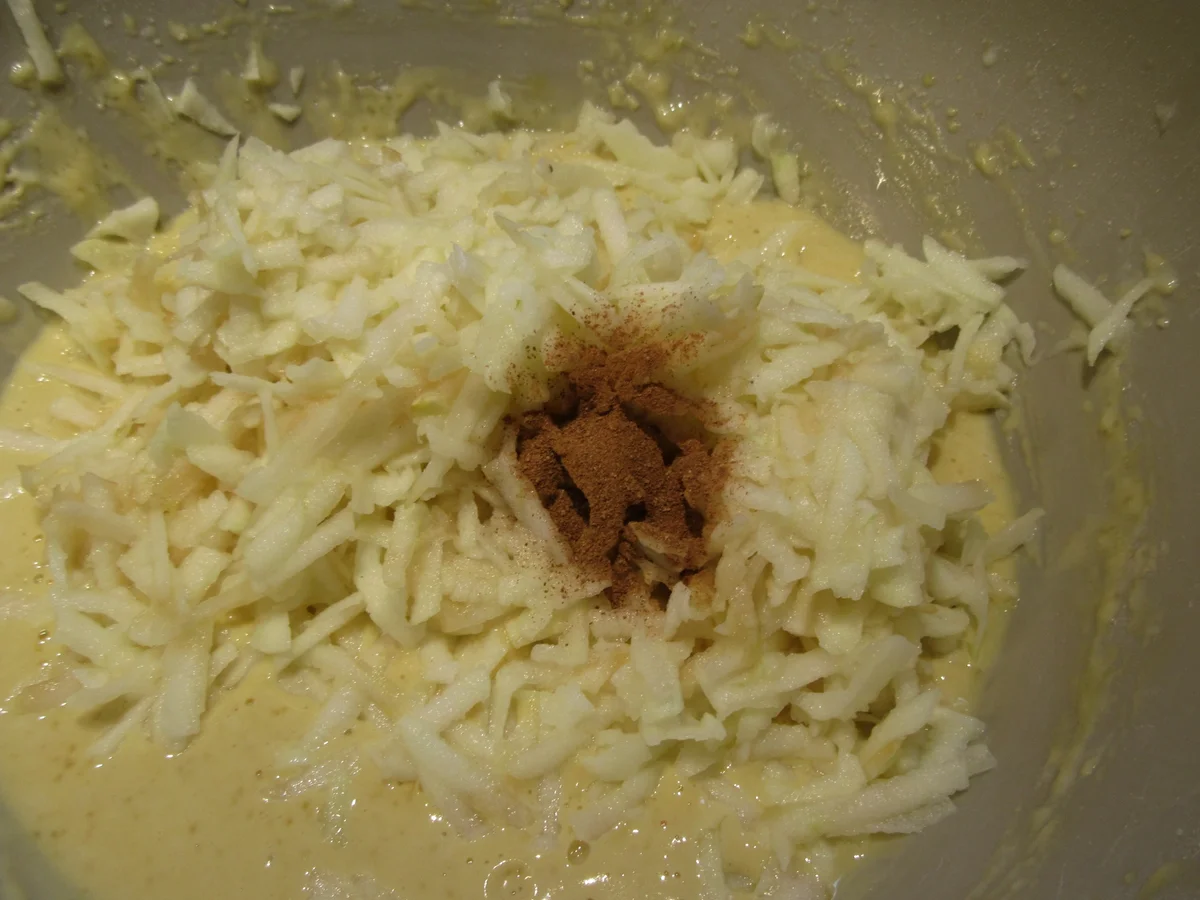 Vollkost: Apfelküchle (?) mit Vanillejoghurt - Rezept - Bild Nr. 6268