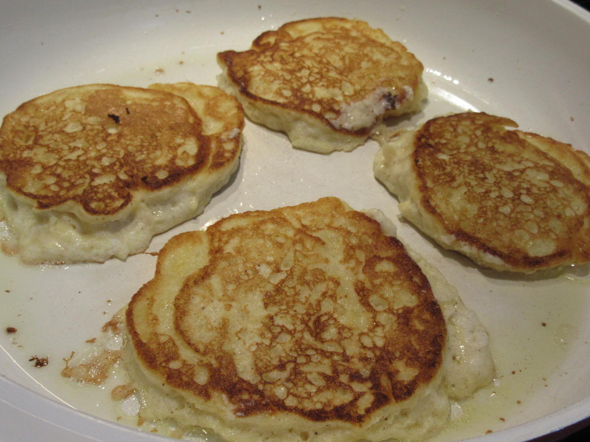 Vollkost: Apfelküchle (?) mit Vanillejoghurt - Rezept - kochbar.de