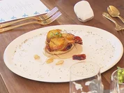 Tarte Suprise mit karamellisierten Kartoffeln auf Mandel-Crème - Rezept - Bild Nr. 2