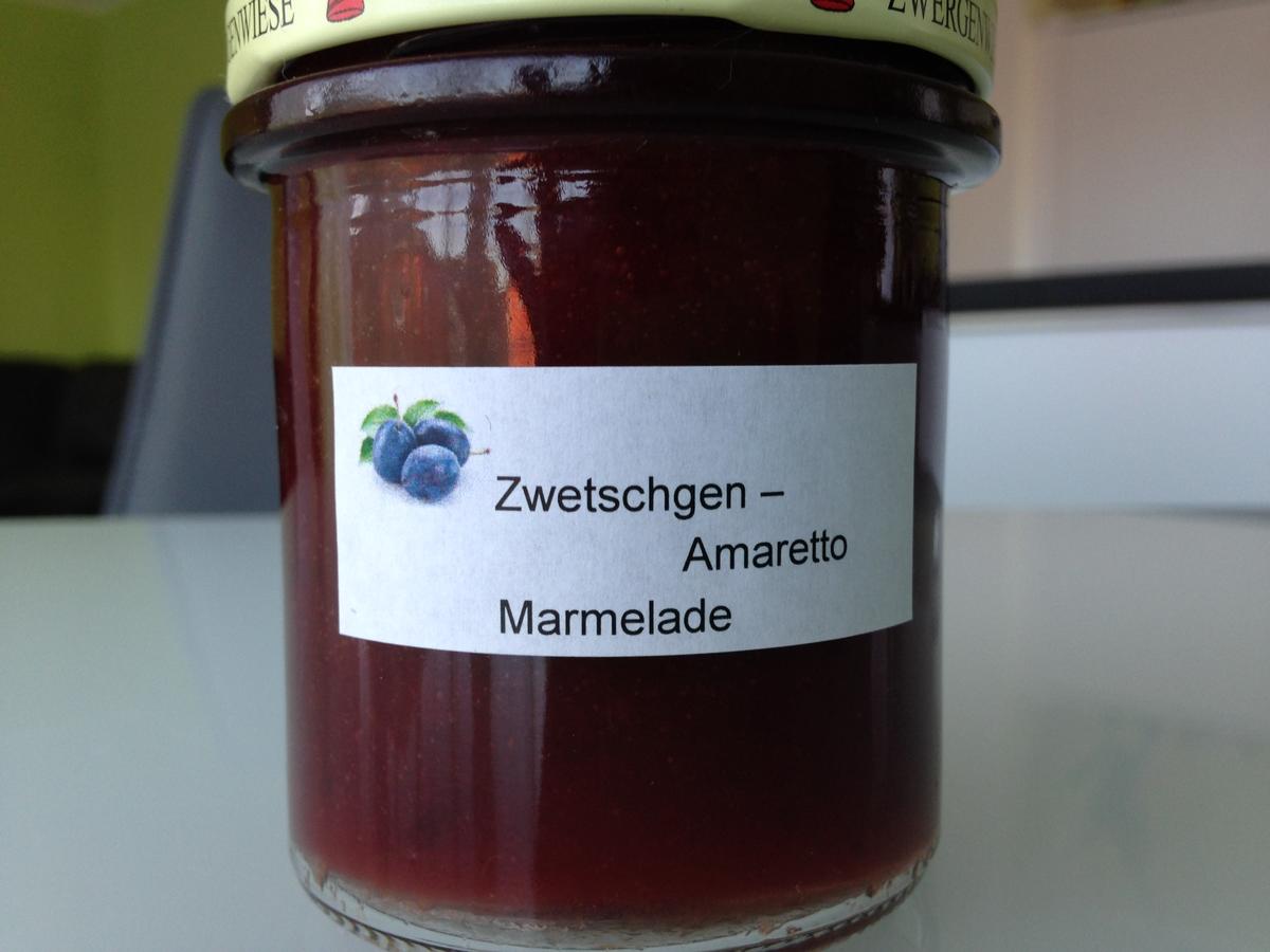 Zwetschgen- Marmelade mit Amaretto  - Rezept - Bild Nr. 6267