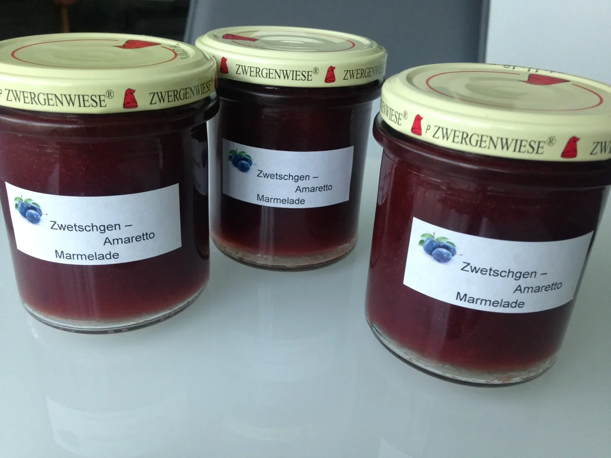 Zwetschgen- Marmelade mit Amaretto  - Rezept - Bild Nr. 6268