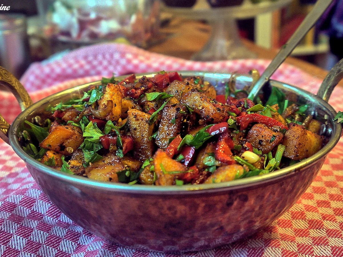 Scharfe Kartoffel-Paprika-Pfanne - Rezept - Bild Nr. 2