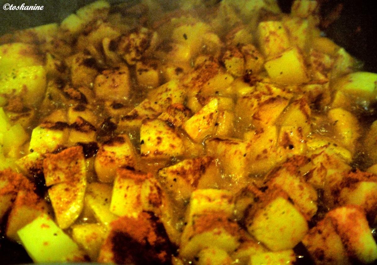 Scharfe Kartoffel-Paprika-Pfanne - Rezept - Bild Nr. 7
