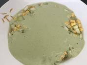 BASILIKUMSUPPE MIT MAIS UND GURKE - Rezept - Bild Nr. 2