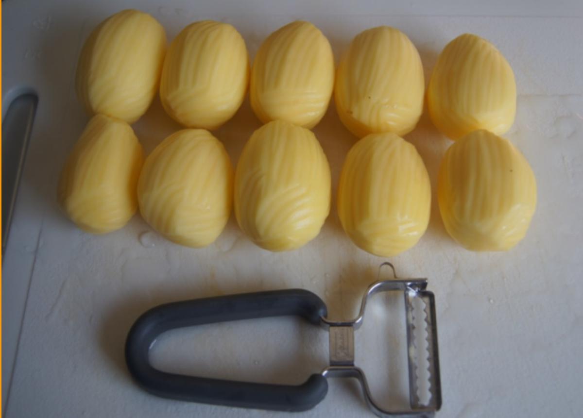 Pulled Pork mit gelben Kartoffeln und Feldsalat - Rezept - Bild Nr. 6271