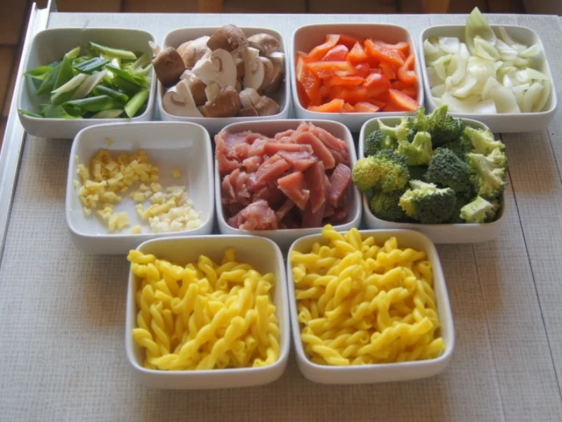 Wok-Gemüsepasta mit Schweinefilet - Rezept - Bild Nr. 6270