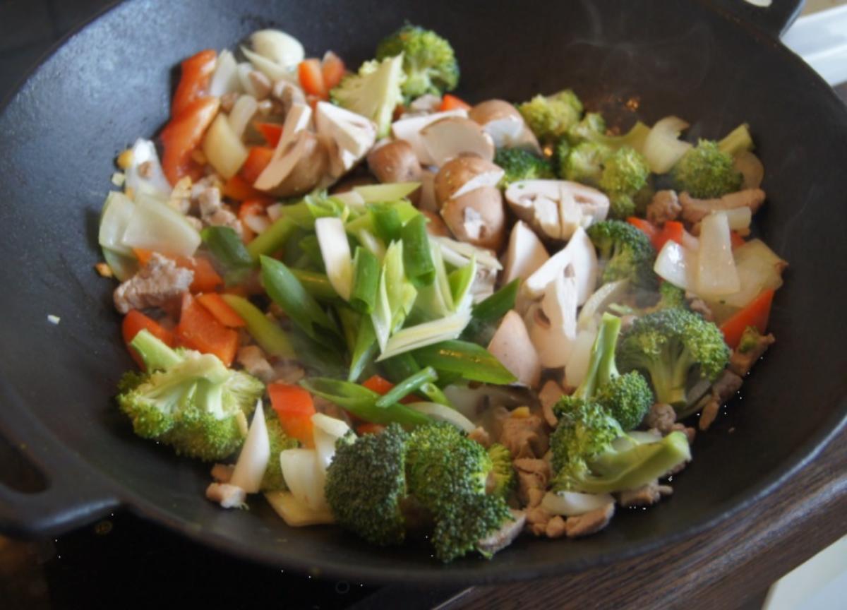 Wok-Gemüsepasta mit Schweinefilet - Rezept - Bild Nr. 6276