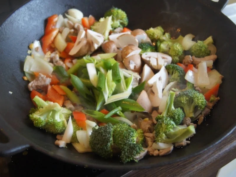 Wok-Gemüsepasta mit Schweinefilet - Rezept - Bild Nr. 6276
