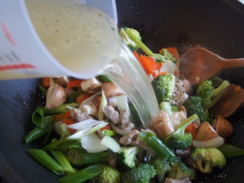 Wok-Gemüsepasta mit Schweinefilet - Rezept - Bild Nr. 6277