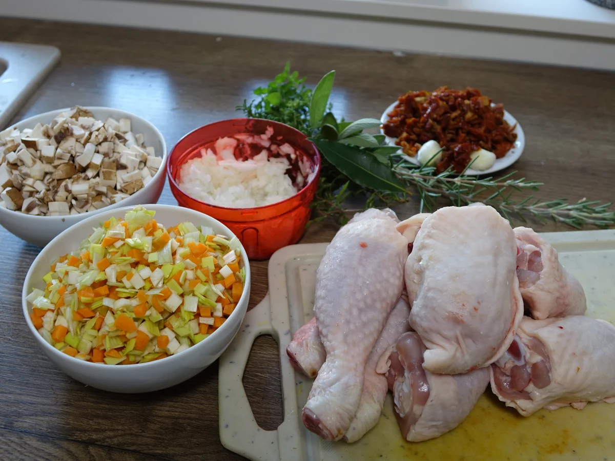 Geschmortes Hähnchen- Pulled Hähnchenchschlegel :D - Rezept - Bild Nr. 6267