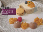 Quartett von Mandel, Schokolade, Aprikose und Tonkabohne - Rezept - Bild Nr. 2