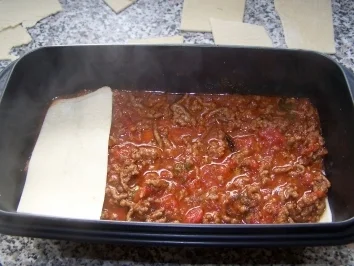 Rezept: Lasagne Bild Nr. 5 Lasagne - Rezept - Bild Nr. 5