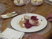 Skrei und Seeteufel an Rote Bete Risotto und Meerrettichschaum - Rezept - Bild Nr. 2