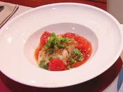 Kabeljau im Bananenblatt mit karibischer kalter Suppe (Blick in Trettls Topf) - Rezept - Bild Nr. 6272