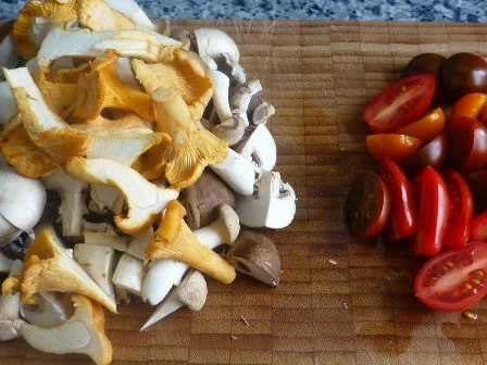 Grüne Pappardelle mit Mischpilzen - Rezept - Bild Nr. 6276