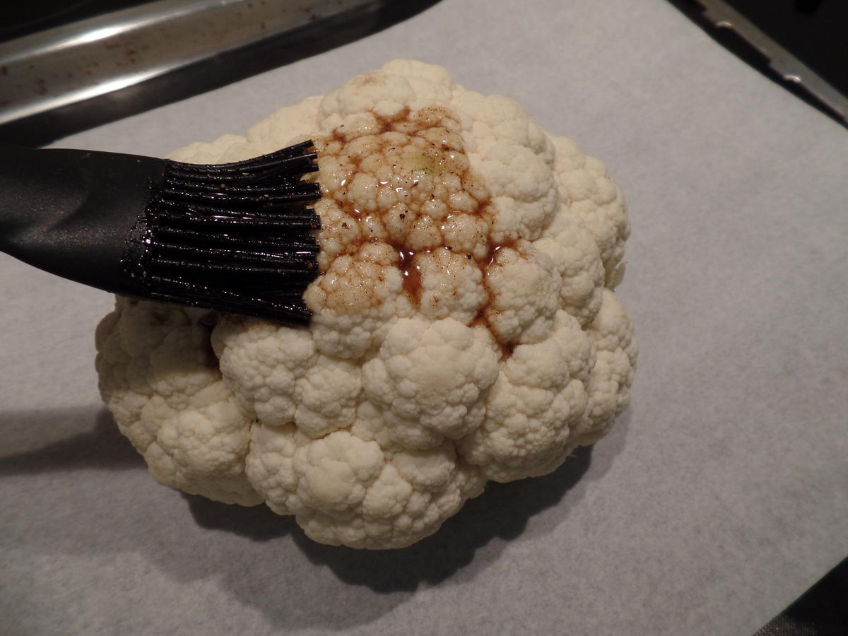 Gerösteter Blumenkohl mit Tahini Joghurt Sauce - einfach - von Sheeva1960