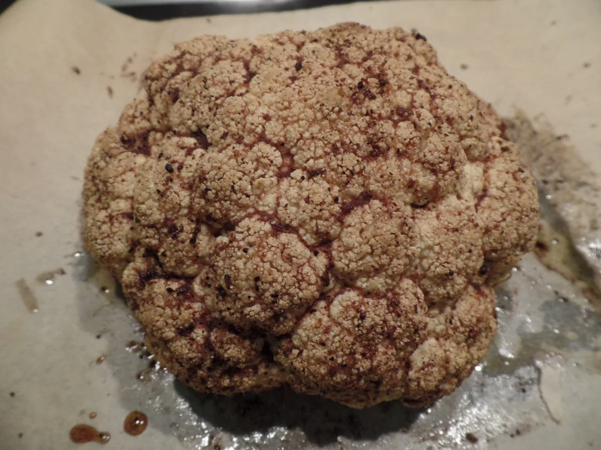 Gerösteter Blumenkohl mit Tahini-Joghurt-Sauce - Rezept - Bild Nr. 6282