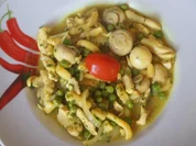 Hähnchen-Gemüse-Wok mit Spätzle - Rezept - Bild Nr. 6303