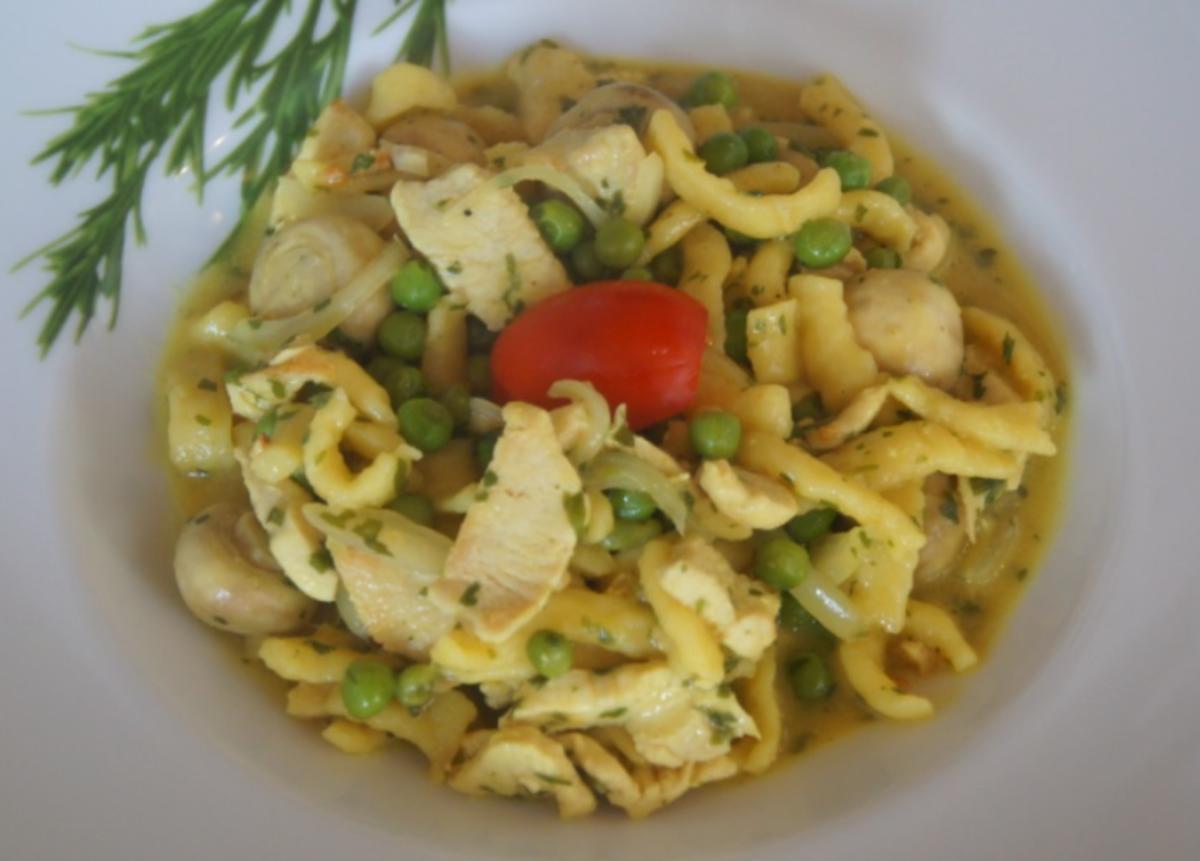 Hähnchen-Gemüse-Wok mit Spätzle - Rezept - Bild Nr. 6316