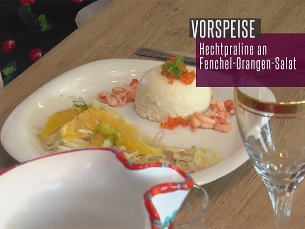 Hechtpraline an Fenchel-Orangen-Salat - Rezept - Bild Nr. 2