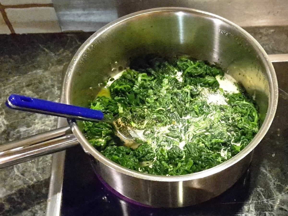 Rezept: gebratener Wildlachs mit Kräuternudeln und Spinat Bild Nr. 6310 gebratener Wildlachs mit Kräuternudeln und Spinat - Rezept - Bild Nr. 6310