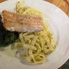 gebratener Wildlachs mit Kräuternudeln und Spinat - Rezept - Bild Nr. 6313