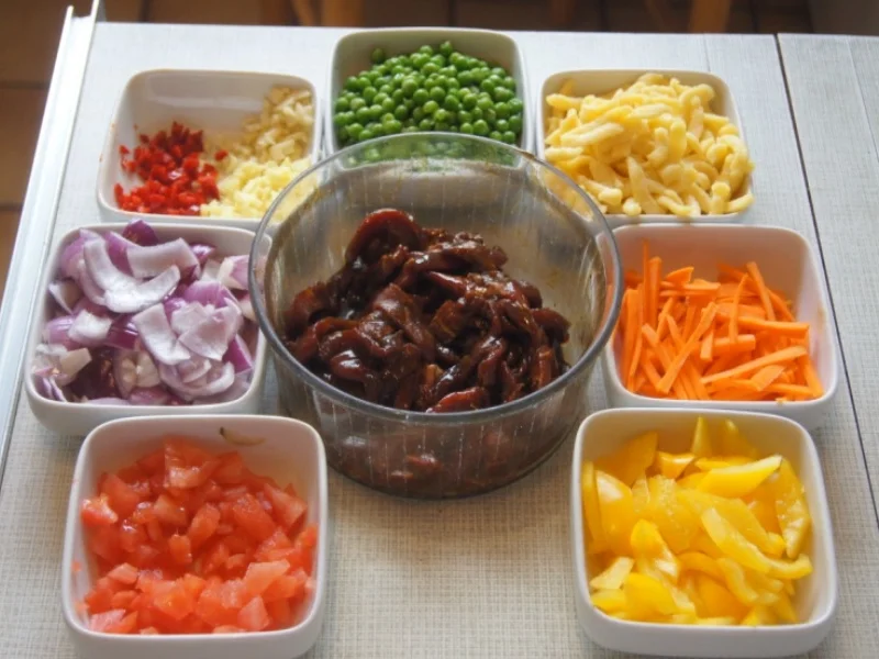 Rindfleisch-Gemüse-Wok mit Spätzle - Rezept - Bild Nr. 6316