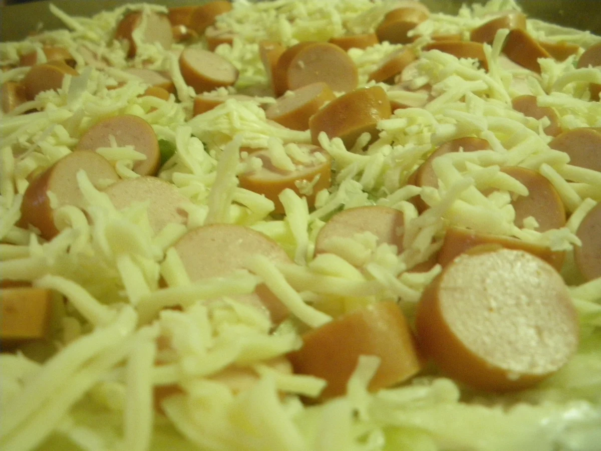 Rezept: Hot Dog Pizza Wurstsnackpizza Bild Nr. 4 Hot Dog Pizza Wurstsnackpizza - Rezept - Bild Nr. 4