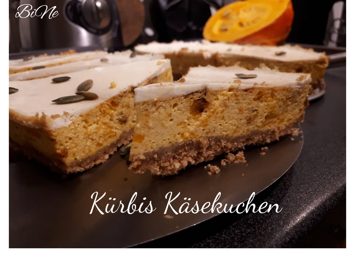 Rezept: BiNe` S KÜRBIS KÄSEKUCHEN Bild Nr. 6314 BiNe` S KÜRBIS KÄSEKUCHEN - Rezept - Bild Nr. 6314