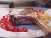 Dry aged Tomahawk (vom Schwein) mit Süßkartoffel und Granatapfel - Rezept - Bild Nr. 2