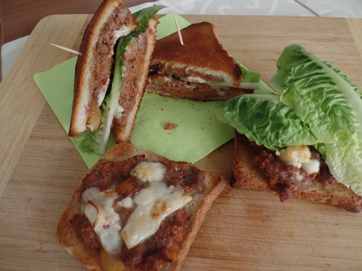 Hack-Sandwisch - Rezept - Bild Nr. 6326