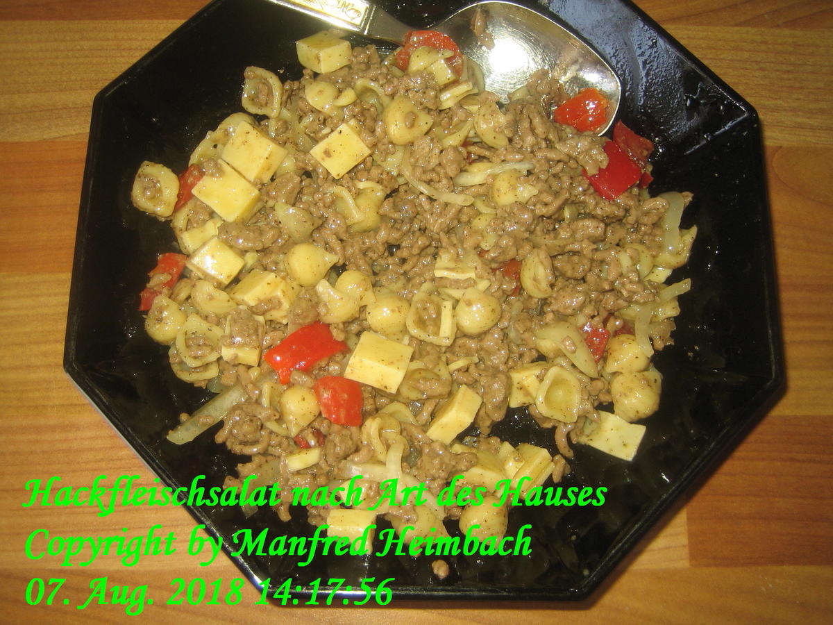 Salat – Hackfleischsalat nach Art des Hauses - Rezept - Bild Nr. 6337