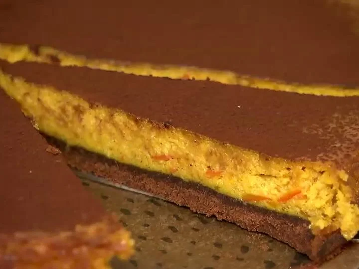 Kürbis-Schokokuchen mit Schlagsahne - Rezept - Bild Nr. 2