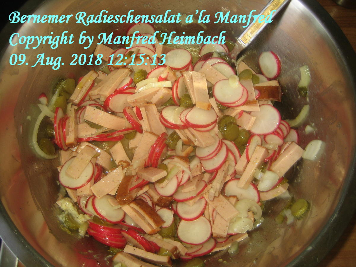 Salat – Bernemer Radieschensalat a’la Manfred - Rezept - Bild Nr. 6337